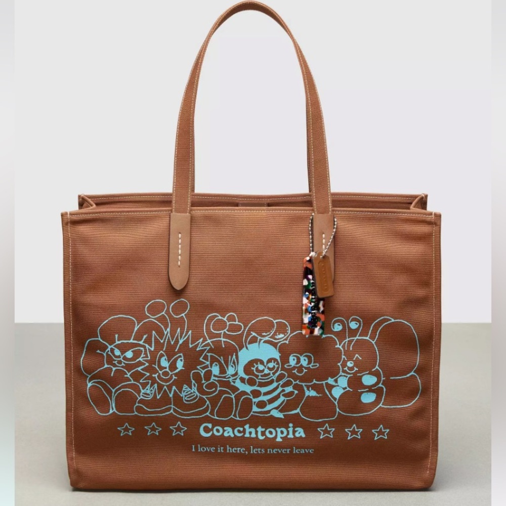 Coach Tote In 100% Recycled Canvas: Coachtopia Creatures - Picture 1 of 10